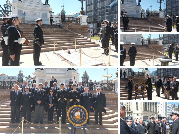 Liga Marítima participa de Ceremonia de Cambio de Guardia de Honor y rinde homenaje a los Héroes de Iquique