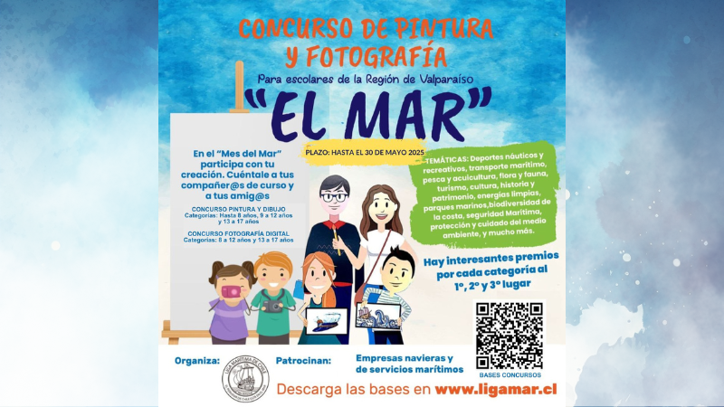 Ligamar lanza sus tradicionales Concursos del ‘Mes del Mar’ sobre Pintura y Dibujo, y Fotografía Digital