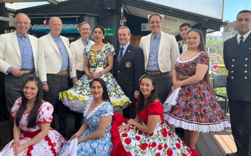 Liga Marítima de Chile celebró Fiestas Patrias con ceremonia de camaradería