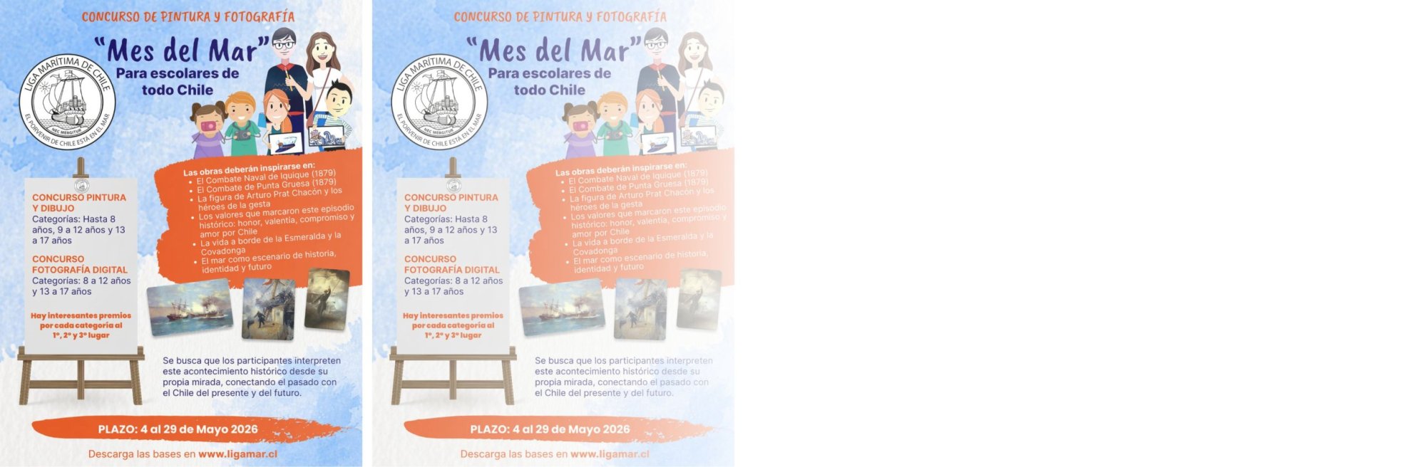 Liga Marítima de Chile lanza su tradicional Concurso “Mes del Mar”