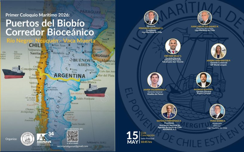 Ligamar y ASONAVE abren debate estratégico sobre el desarrollo logístico-portuario en Chile