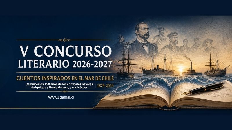LIGAMAR abre su V Concurso Literario 'Cuentos Inspirados en el Mar de Chile'