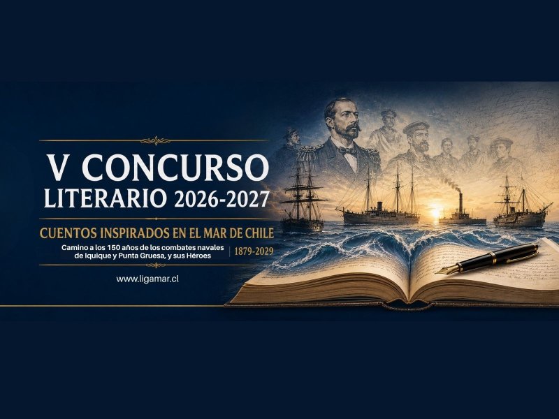 LIGAMAR abre su V Concurso Literario 'Cuentos Inspirados en el Mar de Chile'