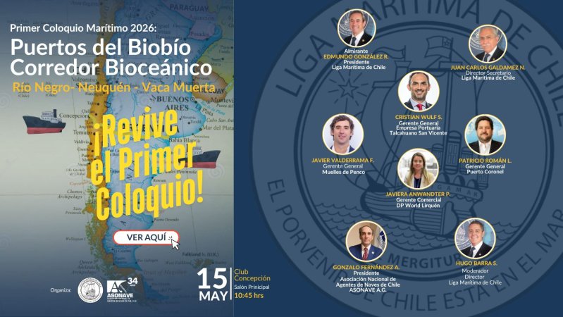 ¿Te perdiste el Primer Coloquio Marítimo 2026? Revívelo aquí