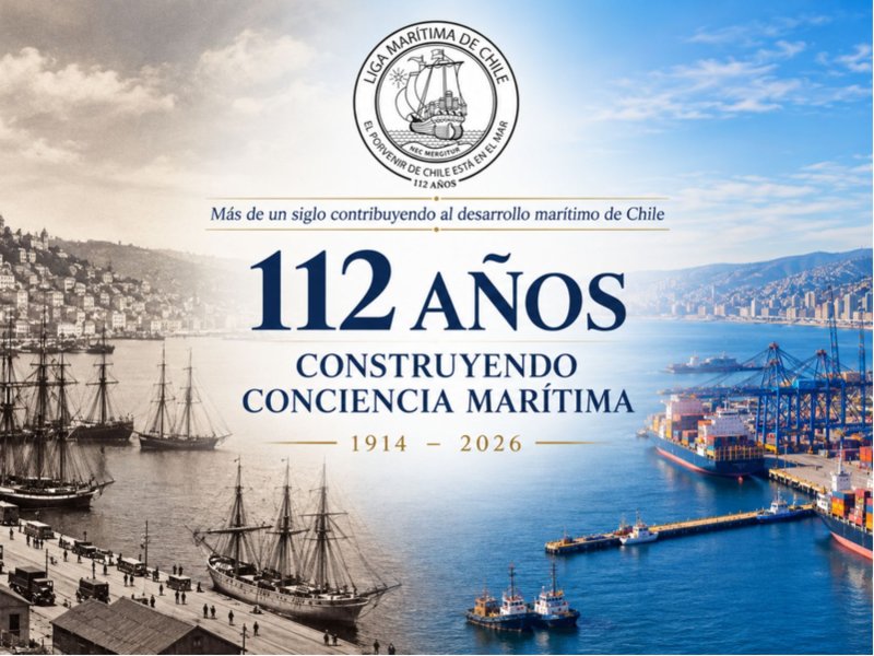 Liga Marítima de Chile: más de 112 años impulsando la conciencia marítima y el desarrollo del país